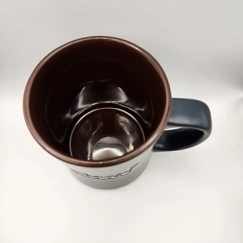 Starbucks 2011 French Roast 16 oz. Etched Bone China Coffee Mug
